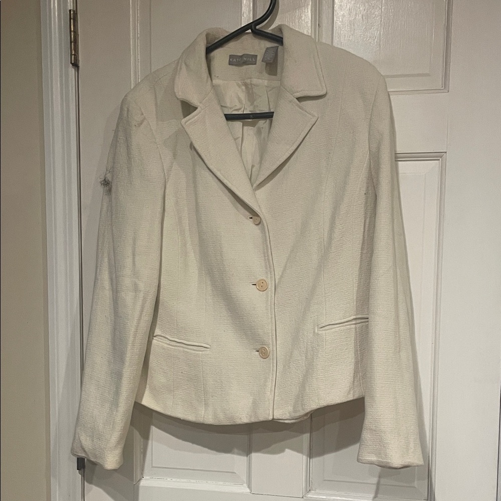Kate Hill Cream Blazer